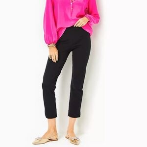 Lilly Pulitzer Merrin Bi-Stretch Pant, Black